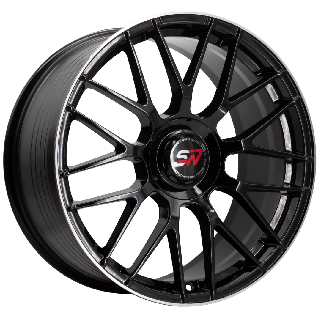 SPACWHEELS F083 GLOSS BLACK