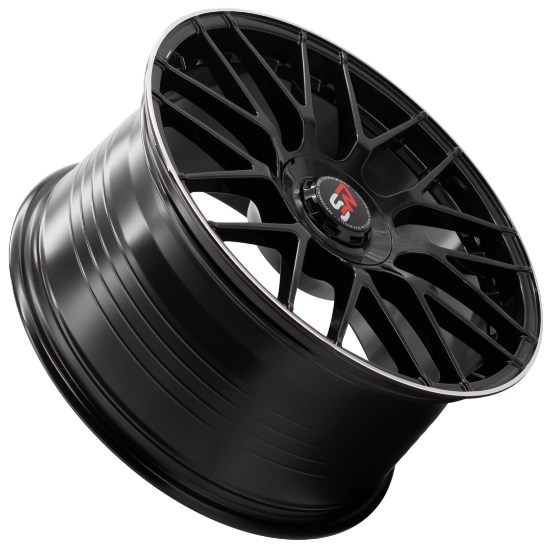 SPACWHEELS F083 GLOSS BLACK FLIP