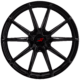 SPACWHEELS SW11 GLOSS BLACK FRONT